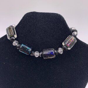 🐱 5 FOR $10.  LOCK & KEY STONE BRACELET 8"